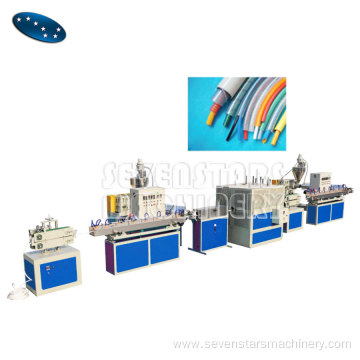 PVC fiber reinforced hose extrusion machine